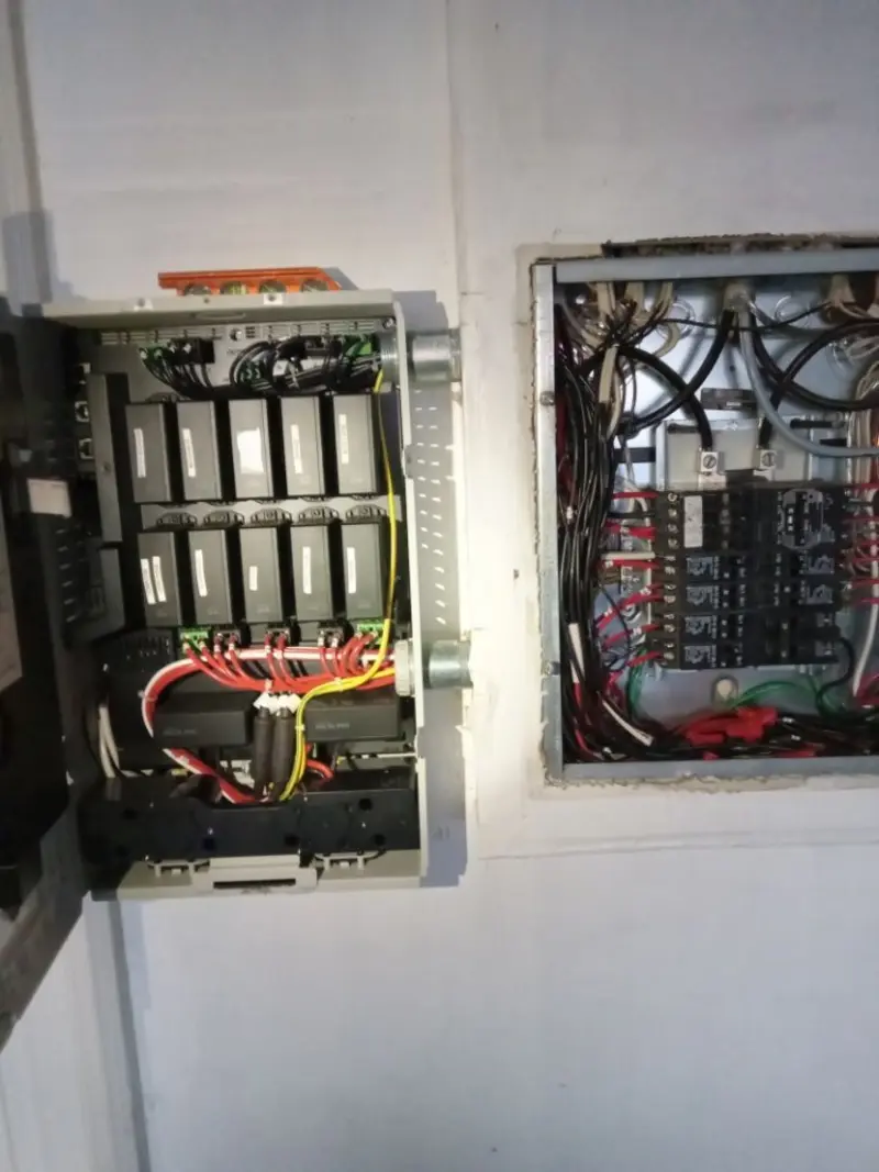 Electrical panel upgrade completed for Indoor Lighting Installation in Hainesville